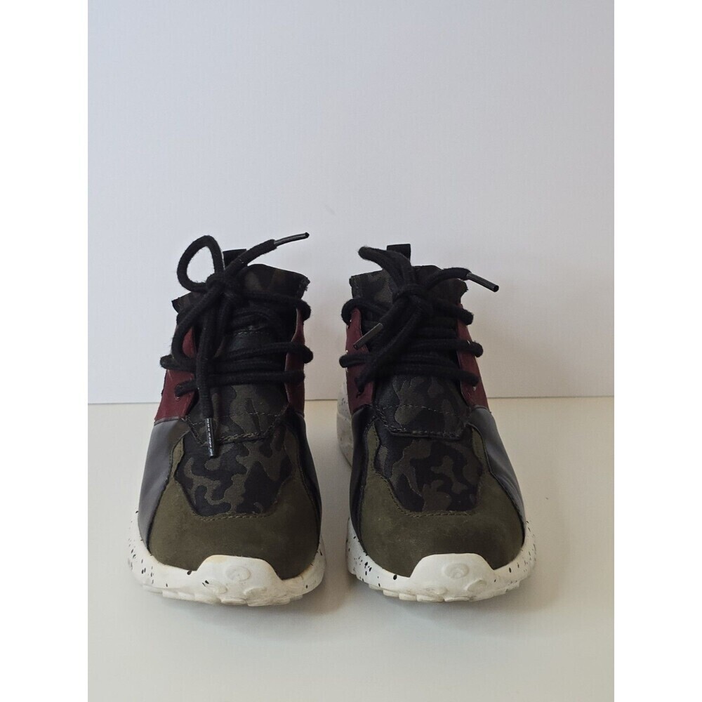 Mix No. 6 Cliff-Lee Chunky Platform Sneakers Olive Camo Womens Size 8 Sparkle - Picture 4 of 13